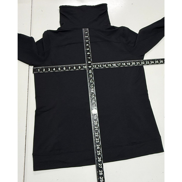 Under Armour Sweatshirt Womens XL Black Fleece Featherweight Funnel Neck - Picture 4 of 10